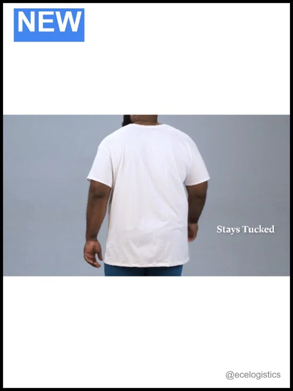 6 Pack Big & Tall Cotton Crew Undershirts Moisture Wicking Tag Free